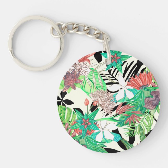 Floral Paradise II Keychain (Front)