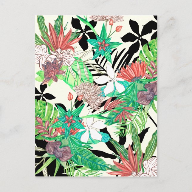 Floral Paradise II Postcard (Front)