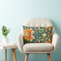 "Floral Paradise Multi-Colour Throw Pillow –"