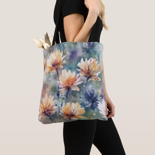 Floral paradise tote bag (Close Up)