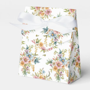 Floral Party Guest Favour Box
