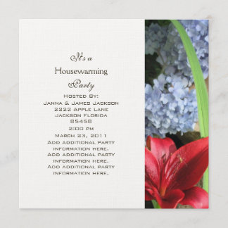 Floral Party Invitation