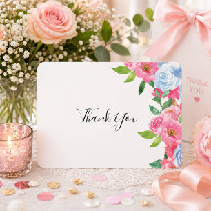 FLORAL PASTEL THANK YOU CARD
