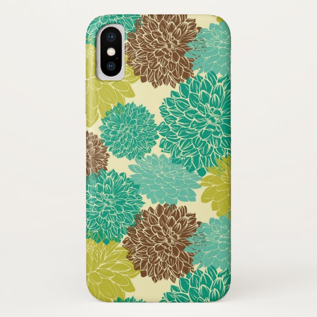 Floral Pattern 10 Case-Mate iPhone Case (Back)