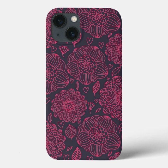Floral Pattern 11 Case-Mate iPhone Case (Back)