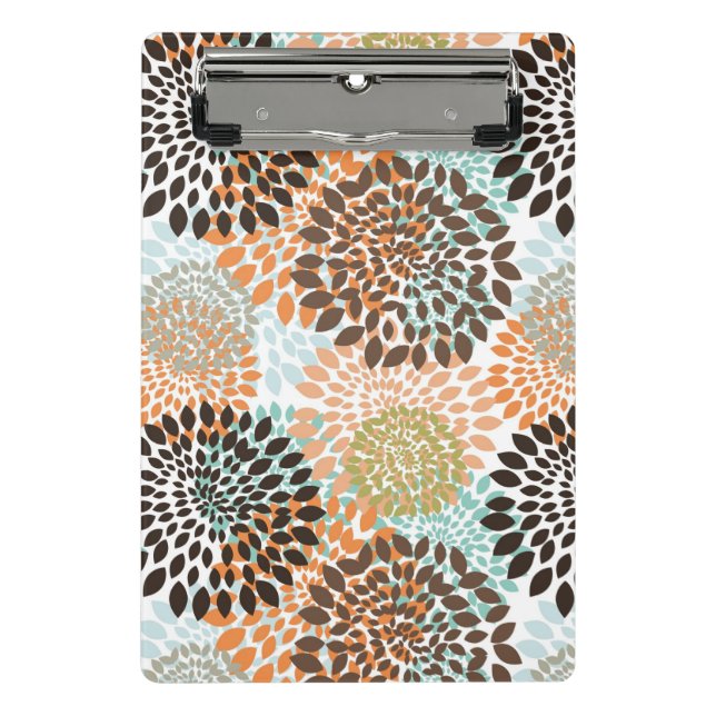 Floral Pattern 11 Mini Clipboard (Front)