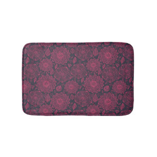 Floral Pattern 14 Bath Mat