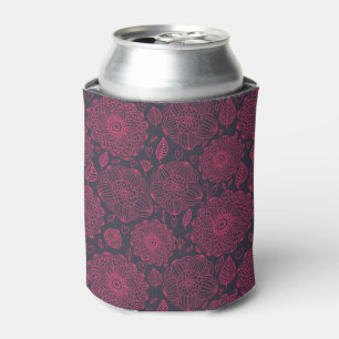 Floral Pattern 14 Can Cooler