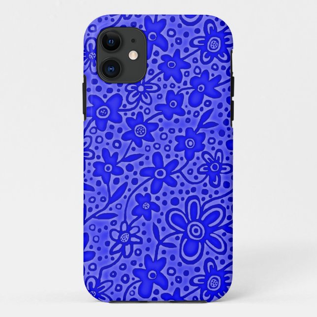 Floral Pattern 190112v5 Case-Mate iPhone Case (Back)