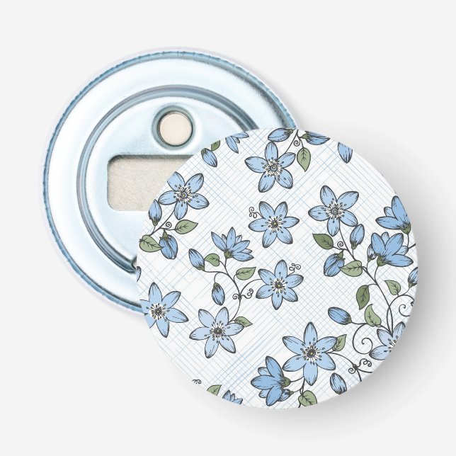 Floral pattern 2 2 bottle opener (Front)