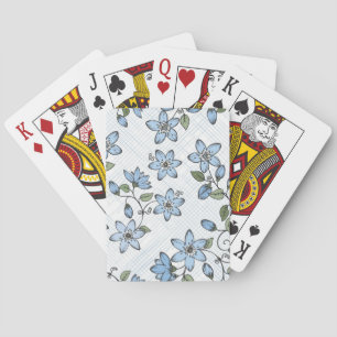 Floral pattern 2 2 playing cards
