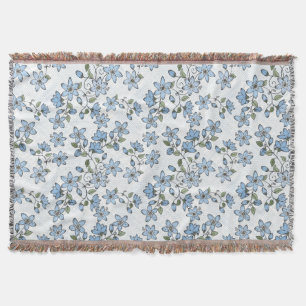 Floral pattern 2 2 throw blanket