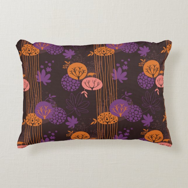 Floral pattern 2 3 accent pillow (Front)