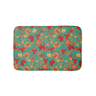 Floral pattern 2 3 bath mat