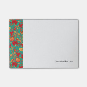 Floral pattern 2 3 post-it notes