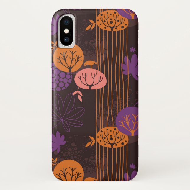 Floral pattern 2 Case-Mate iPhone case (Back)