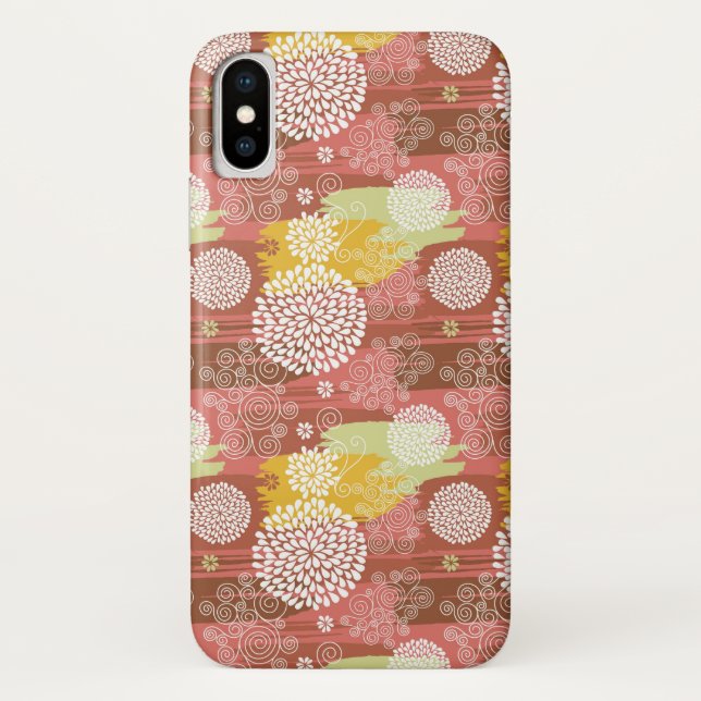 Floral pattern 2 Case-Mate iPhone case (Back)