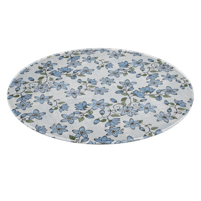 Floral pattern 2 cutting board (Corner)