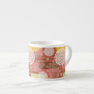 Floral pattern 2 espresso cup