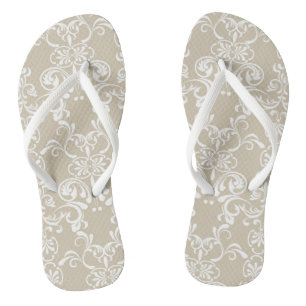 Floral Pattern 2 Flip Flops