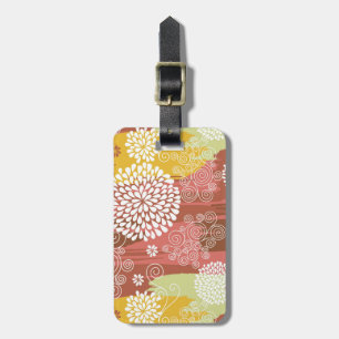 Floral pattern 2 luggage tag