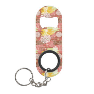 Floral pattern 2 mini bottle opener