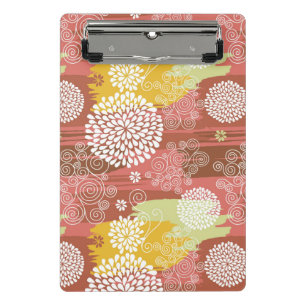 Floral pattern 2 mini clipboard