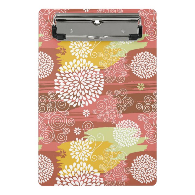 Floral pattern 2 mini clipboard (Front)