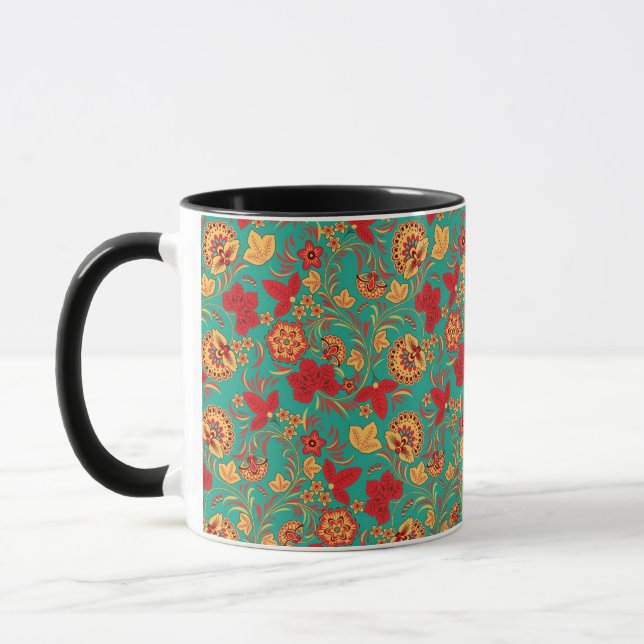 Floral pattern 2 mug (Left)