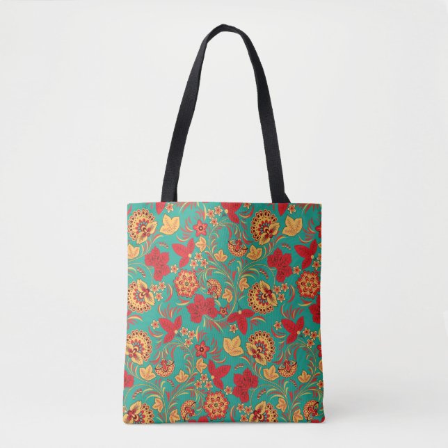 Floral pattern 2 tote bag (Front)