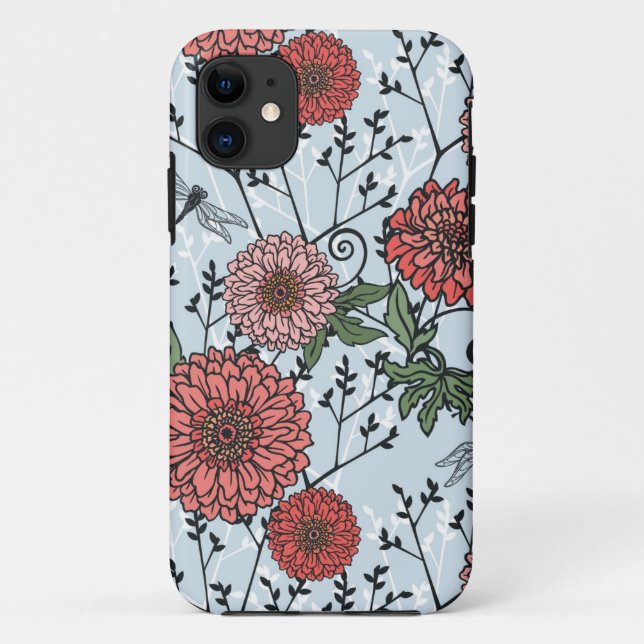 Floral pattern 3 Case-Mate iPhone case (Back)