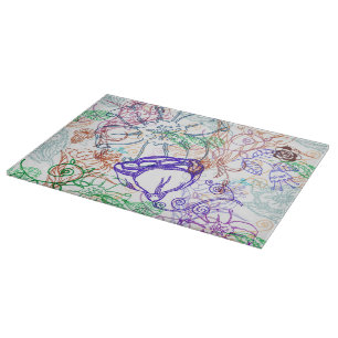 Floral Pattern 3 Cutting Board