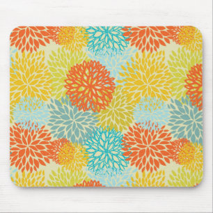 Floral pattern 3 mouse pad