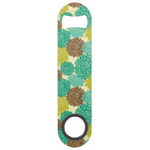 Floral Pattern 3 Speed Bottle Opener