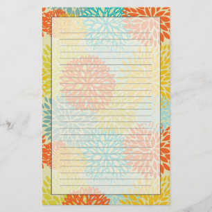 Floral pattern 3 stationery