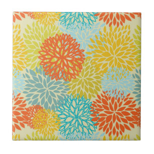 Floral pattern 3 tile