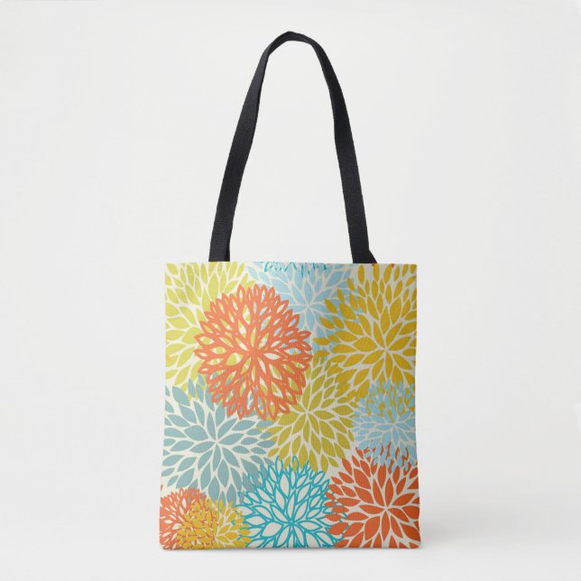 Floral pattern 3 tote bag (Front)