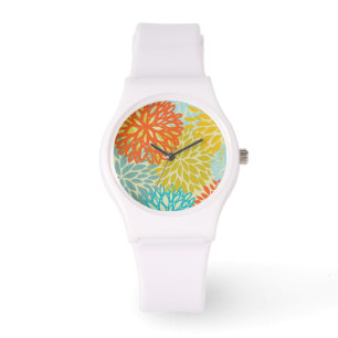 Floral pattern 3 watch