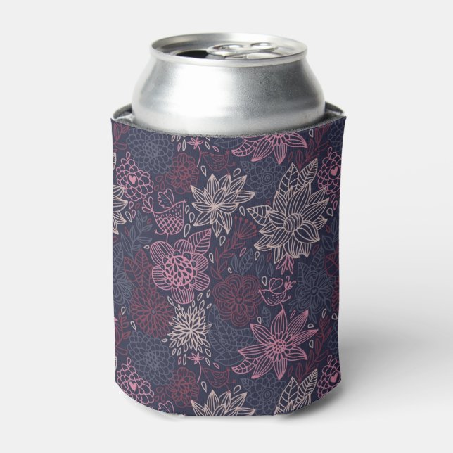 Floral pattern 4 2 can cooler (Can Front)
