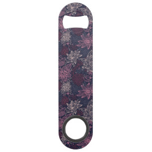Floral pattern 4 3 speed bottle opener