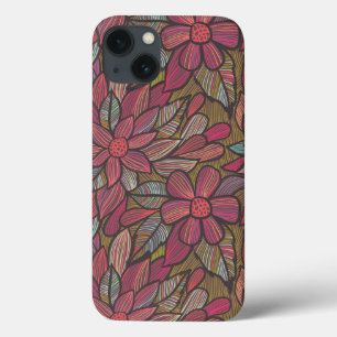 Floral pattern 4 iPhone 13 case
