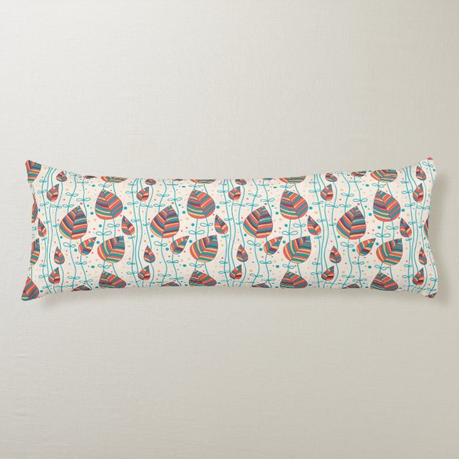 Floral pattern 5 2 body pillow (Front)