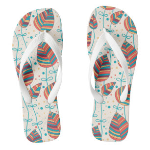 Floral pattern 5 2 flip flops