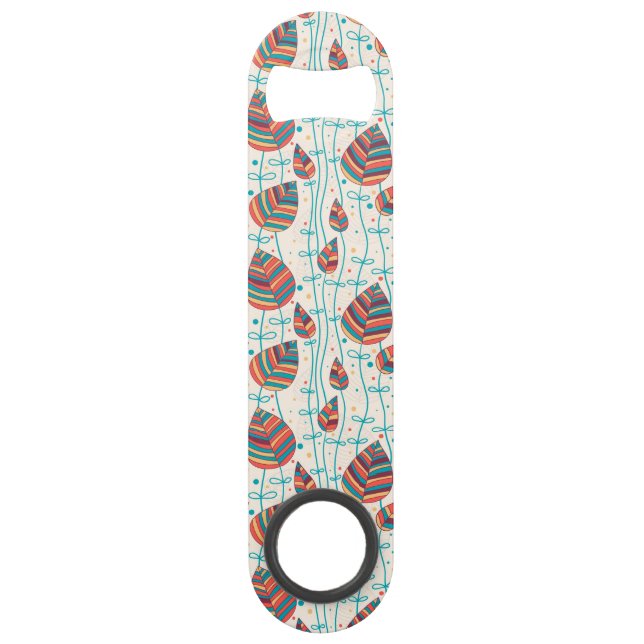 Floral pattern 5 bar key (Front)