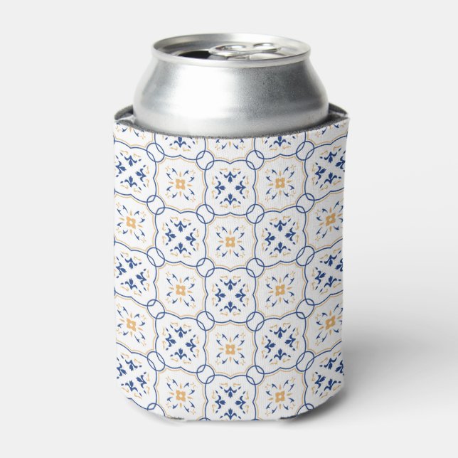 Floral Pattern 5 Can Cooler (Can Front)