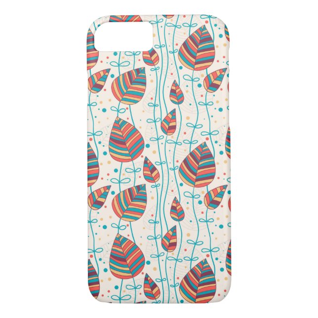 Floral pattern 5 Case-Mate iPhone case (Back)
