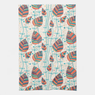 Floral pattern 5 kitchen towel