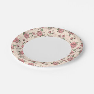 Floral pattern 5 paper plate