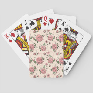 Floral pattern 5 playing cards