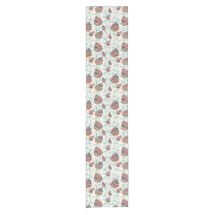 Floral pattern 5 short table runner